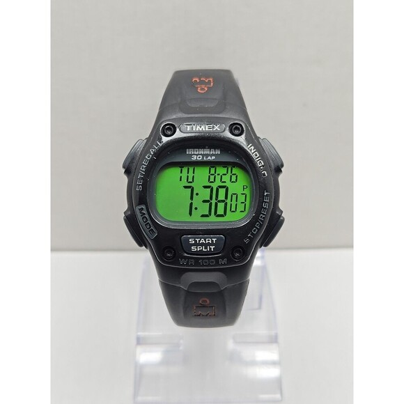 Timex Ironman Classic 30 Lap Watch 40mm Indiglo WR100M New Battery Quartz Men - Picture 1 of 11
